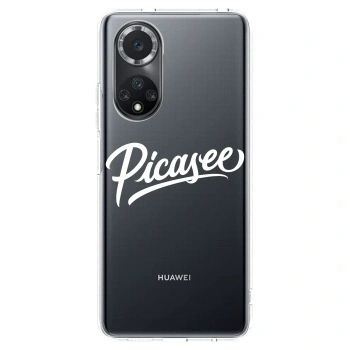 Picasee Huawei Nova 9 SE Hülle - Transparentes Silikon - Picasee - old logo - white