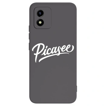 Picasee Vivo Y01 Hülle - Schwarzes Silikon - Picasee - old logo - white