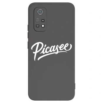 Picasee Xiaomi Poco M4 Pro Hülle - Schwarzes Silikon - Picasee - old logo - white
