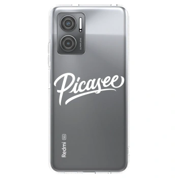 Picasee Xiaomi Redmi 10 5G Hülle - Transparentes Silikon - Picasee - old logo - white
