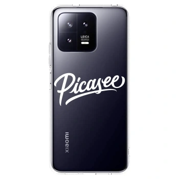 Picasee Xiaomi 13 Pro Hülle - Transparentes Silikon - Picasee - old logo - white