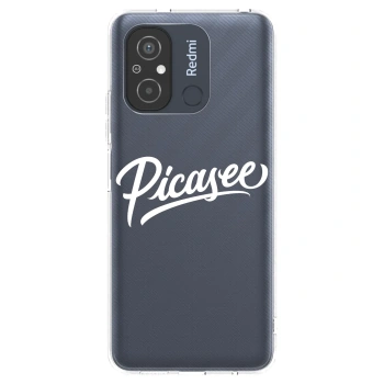 Picasee Xiaomi Redmi 12C Hülle - Transparentes Silikon - Picasee - old logo - white
