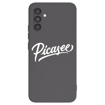 Picasee Samsung Galaxy A04s A047F Hülle - Schwarzes Silikon - Picasee - old logo - white