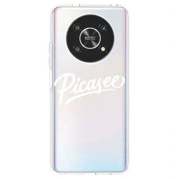 Picasee Honor Magic4 Lite 5G Hülle - Transparentes Silikon - Picasee - old logo - white