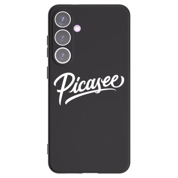 Picasee Samsung Galaxy S24+ S926B 5G Hülle - Schwarzes Silikon - Picasee - old logo - white