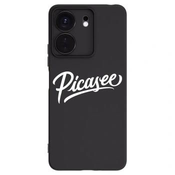 Picasee Xiaomi Redmi 13C 4G Hülle - Schwarzes Silikon - Picasee - old logo - white