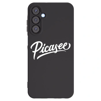 Picasee Samsung Galaxy A25 A256B 5G Hülle - Schwarzes Silikon - Picasee - old logo - white