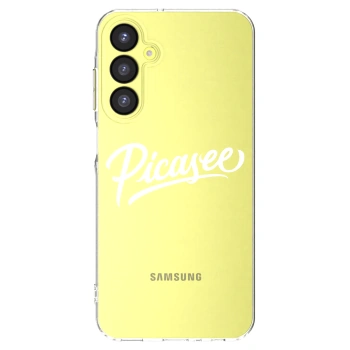 Picasee Samsung Galaxy A25 A256B 5G Hülle - Transparentes Silikon - Picasee - old logo - white