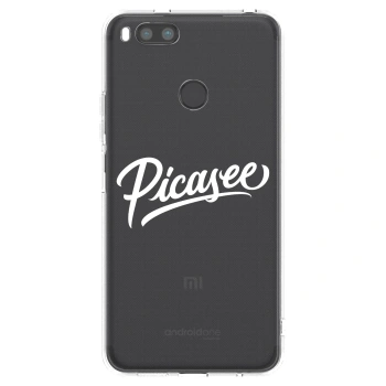 Hülle für Xiaomi Mi A1 Global - Picasee - old logo - white
