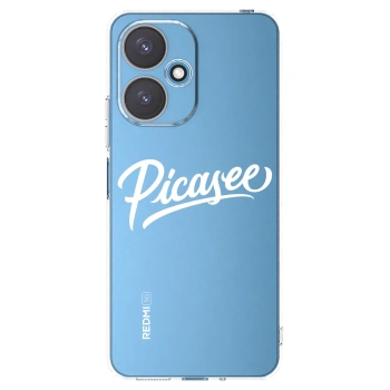 Picasee Xiaomi Redmi 13C 5G Hülle - Transparentes Silikon - Picasee - old logo - white