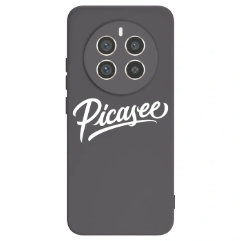 Picasee Realme 12 Pro 5G Hülle - Schwarzes Silikon - Picasee - old logo - white