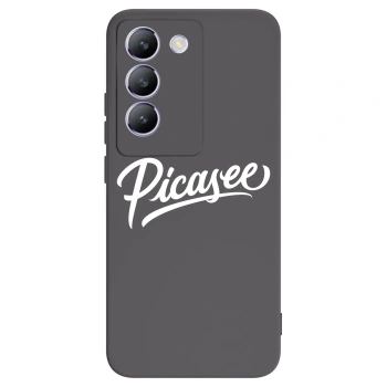 Picasee Vivo V40 SE 5G Hülle - Schwarzes Silikon - Picasee - old logo - white