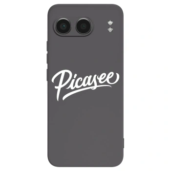 Picasee OnePlus Nord 4 Hülle - Schwarzes Silikon - Picasee - old logo - white