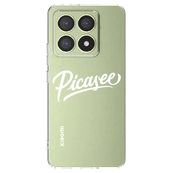 Picasee Xiaomi 14T Hülle - Transparentes Silikon - Picasee - old logo - white
