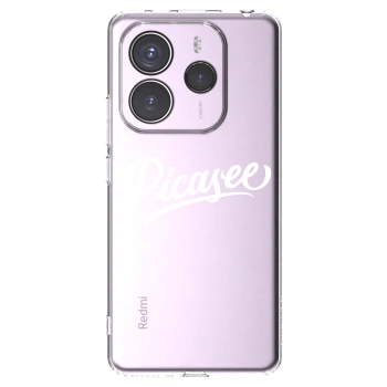 Picasee Xiaomi Redmi Note 14 5G Hülle - Transparentes Silikon - Picasee - old logo - white