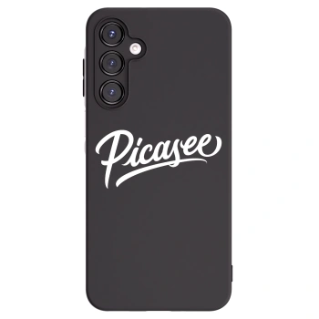 Picasee Samsung Galaxy A16 5G Hülle - Schwarzes Silikon - Picasee - old logo - white