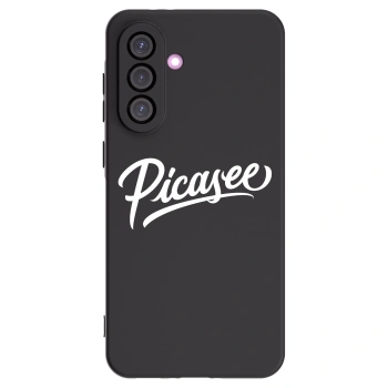 Picasee Samsung Galaxy A36 5G Hülle - Schwarzes Silikon - Picasee - old logo - white
