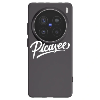 Picasee Vivo X200 Pro Hülle - Schwarzes Silikon - Picasee - old logo - white