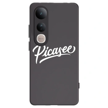 Picasee Vivo V50 Lite 5G Hülle - Schwarzes Silikon - Picasee - old logo - white