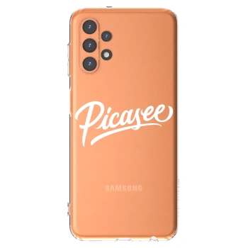 Picasee Samsung Galaxy A13 5G Hülle - Transparentes Silikon - Picasee - old logo - white