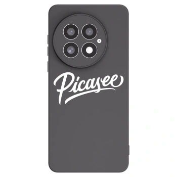 Picasee OnePlus 13 5G Hülle - Schwarzes Silikon - Picasee - old logo - white