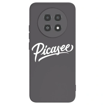 Picasee Realme 12X Hülle - Schwarzes Silikon - Picasee - old logo - white