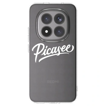 Picasee Xiaomi Redmi Note 15 Pro+ Hülle - Transparentes Silikon - Picasee - old logo - white