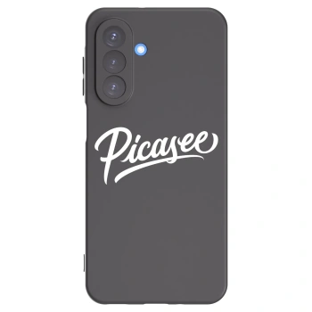 Picasee Samsung Galaxy A17 5G Hülle - Schwarzes Silikon - Picasee - old logo - white