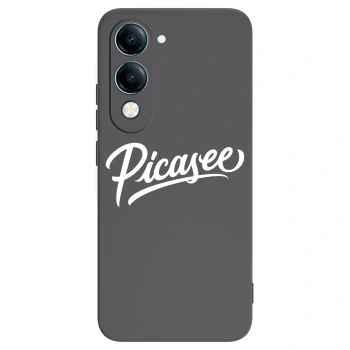 Picasee Vivo Y29s 5G Hülle - Schwarzes Silikon - Picasee - old logo - white