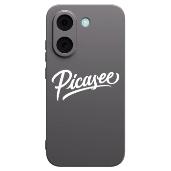 Picasee Xiaomi Poco X8 Pro Hülle - Schwarzes Silikon - Picasee - old logo - white