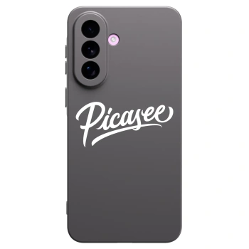 Picasee Samsung Galaxy A57 5G Hülle - Schwarzes Silikon - Picasee - old logo - white