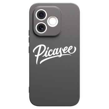 Picasee Honor 600 Lite Hülle - Schwarzes Silikon - Picasee - old logo - white