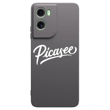 Picasee Motorola Moto G06 Hülle - Schwarzes Silikon - Picasee - old logo - white