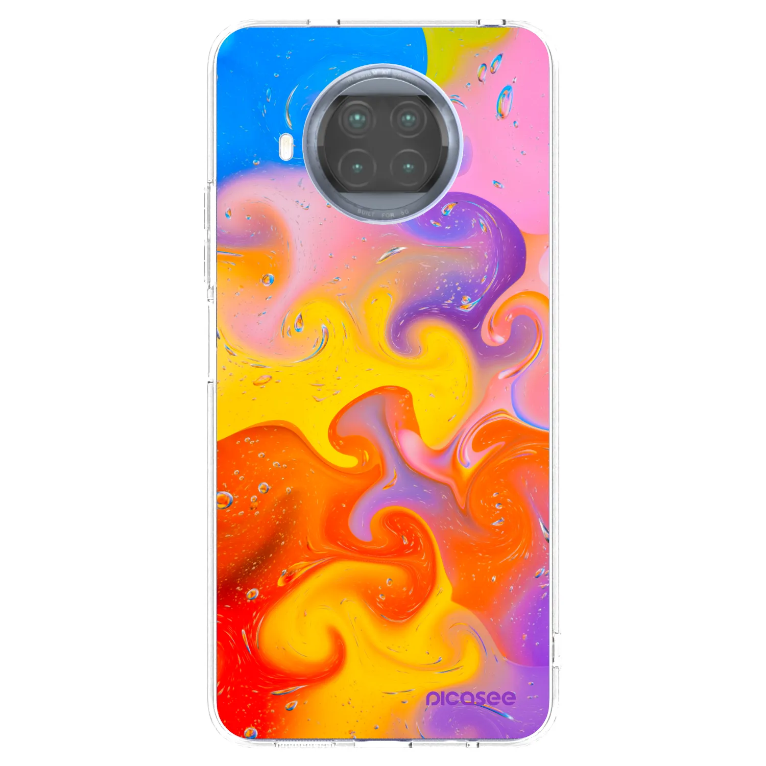 Picasee Xiaomi Mi 10T Lite Hülle - Transparentes Silikon - Bubbles