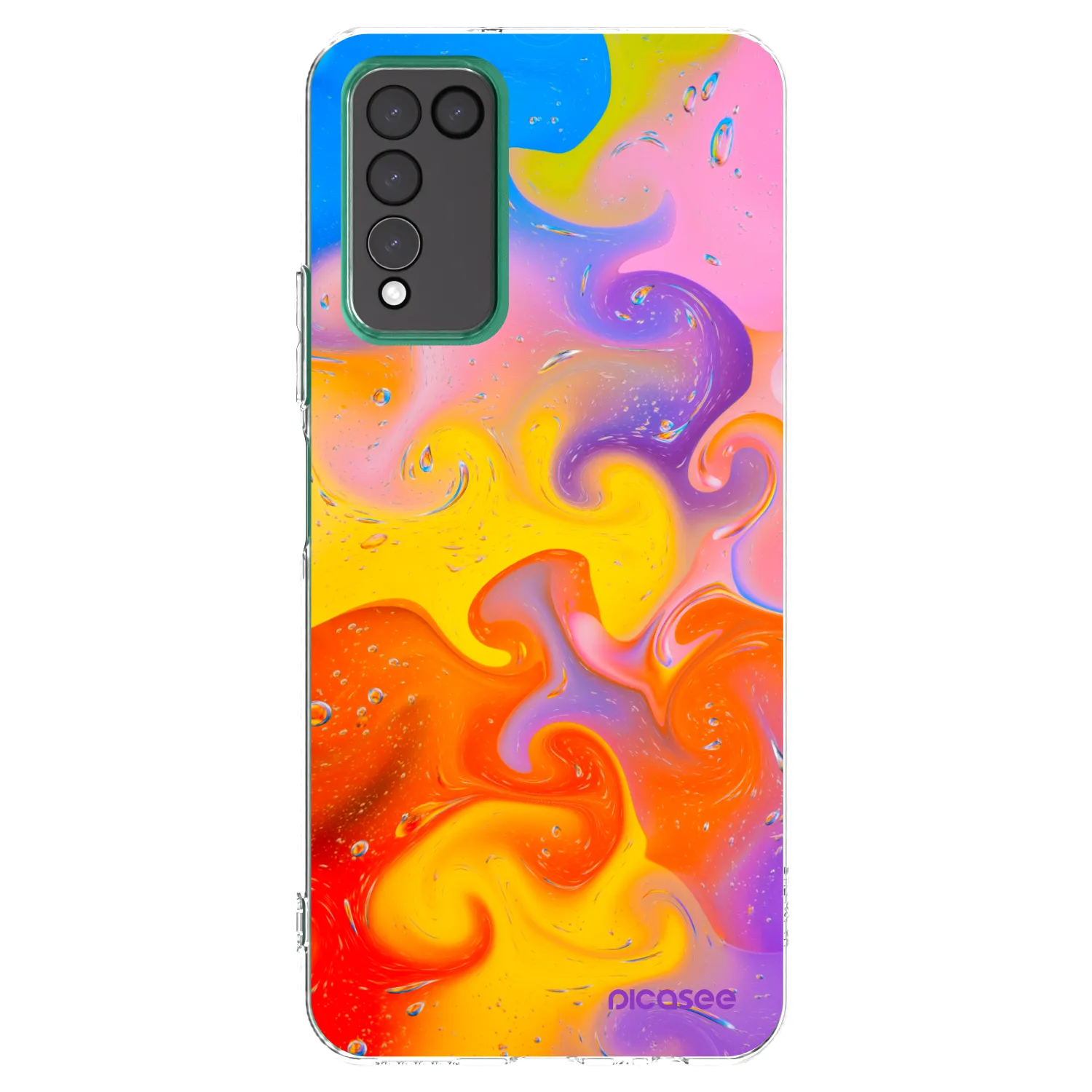 Picasee Honor 10X Lite Hülle - Transparentes Silikon - Bubbles