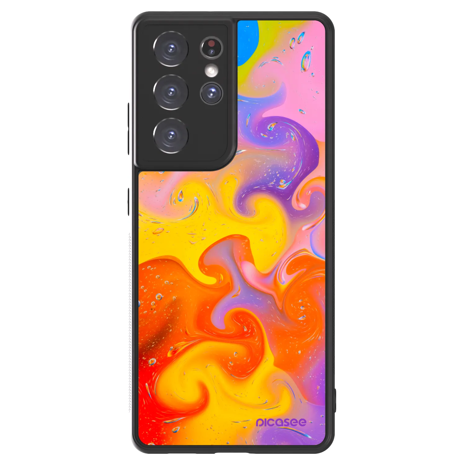 Picasee ULTIMATE CASE für Samsung Galaxy S21 Ultra 5G G998B - Bubbles