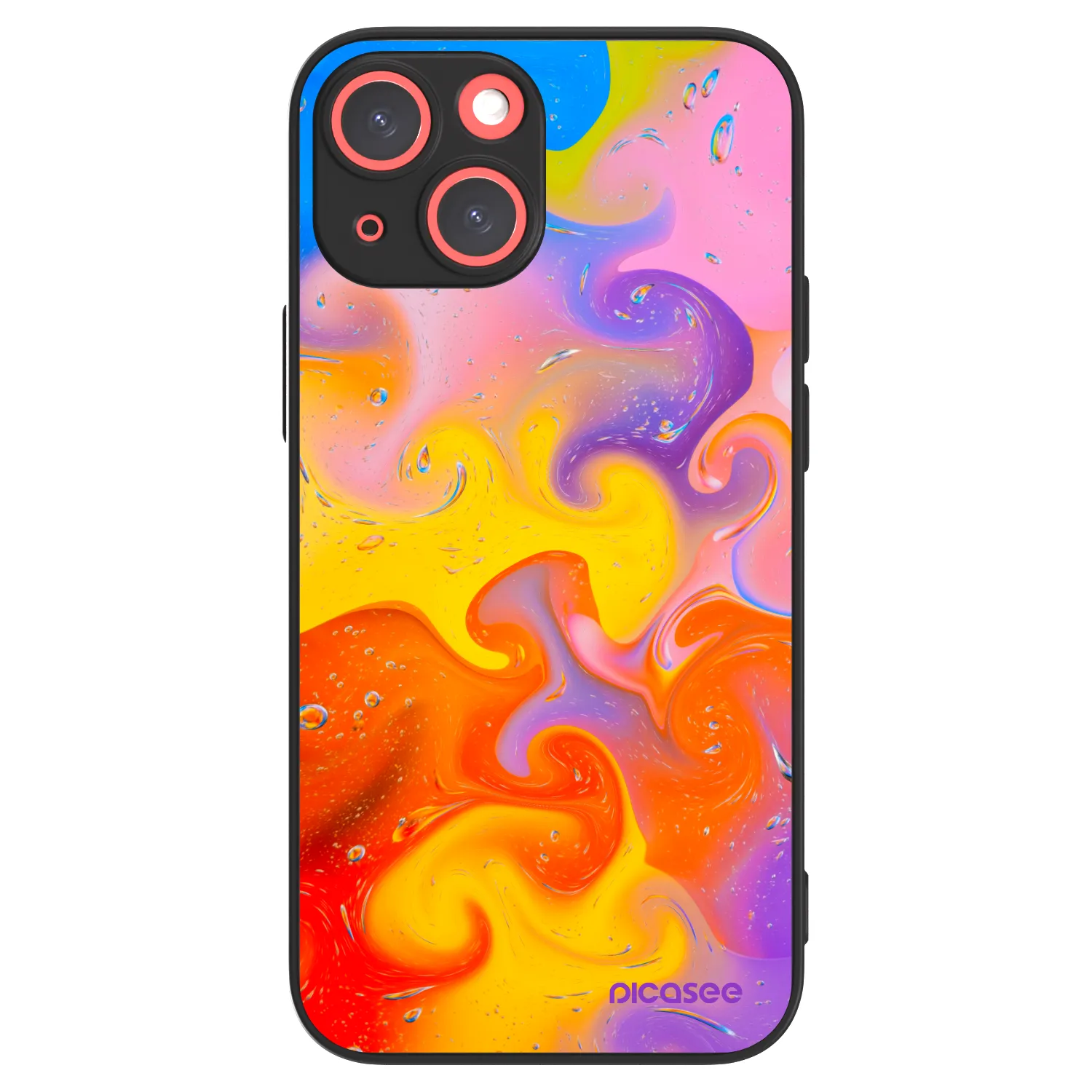 Picasee ULTIMATE CASE MagSafe für Apple iPhone 13 mini - Bubbles