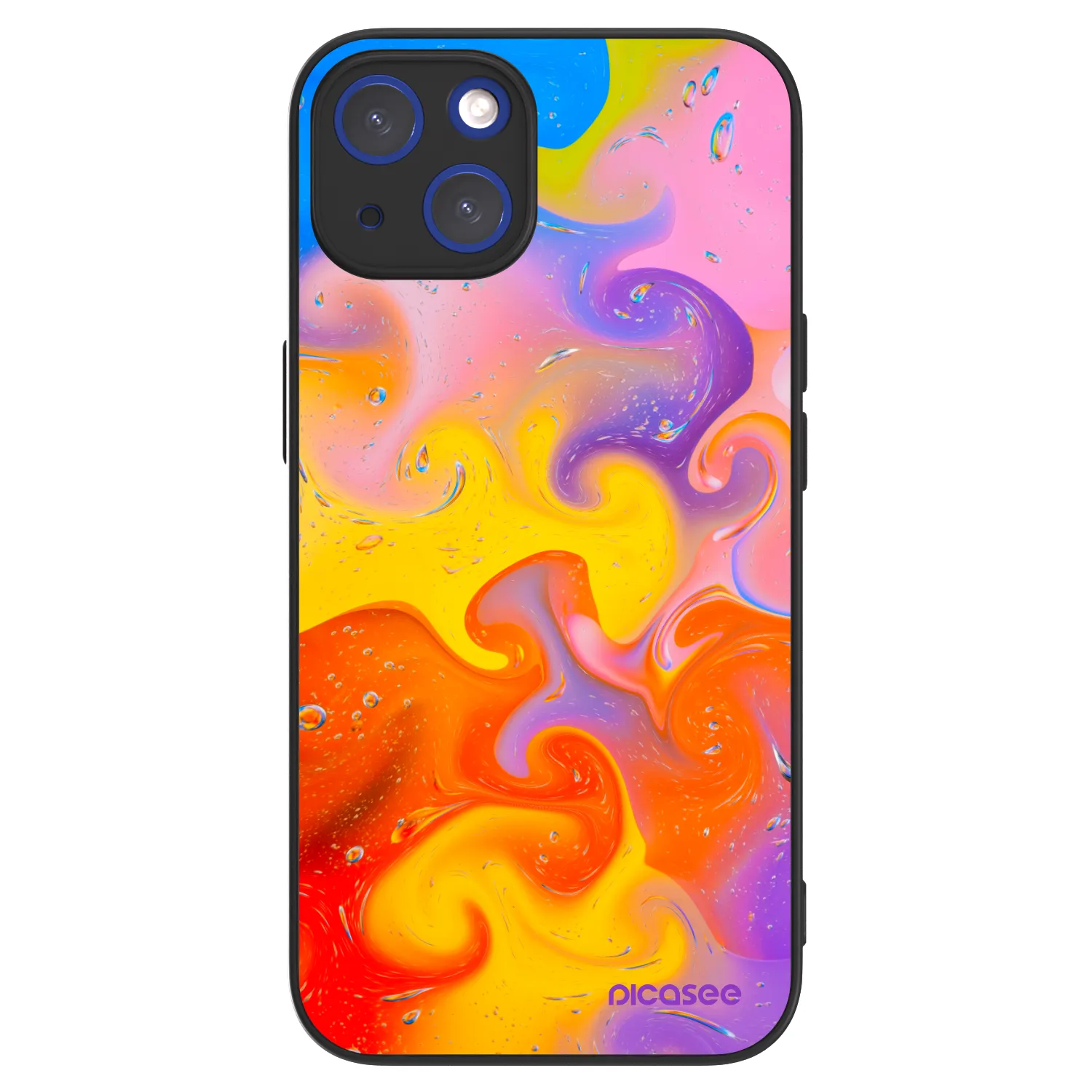 Picasee ULTIMATE CASE MagSafe für Apple iPhone 14 - Bubbles