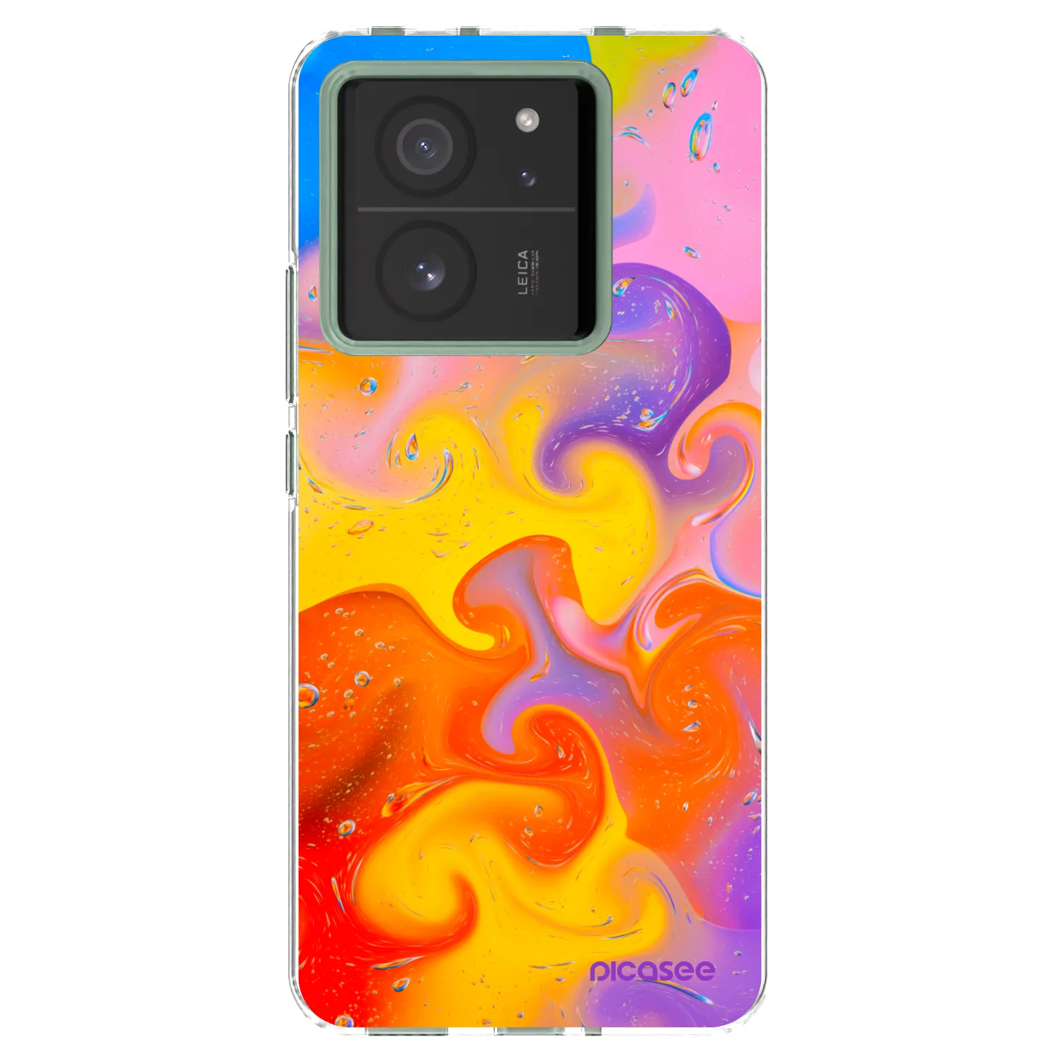 Picasee Xiaomi 13T Pro Hülle - Transparentes Silikon - Bubbles