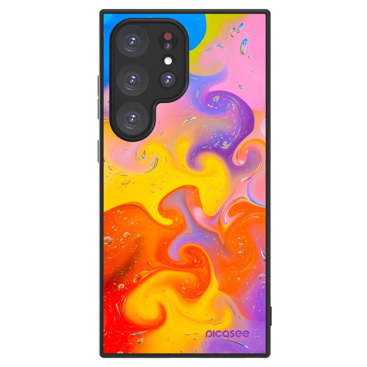 Picasee ULTIMATE CASE PowerShare für Samsung Galaxy S24 Ultra S928B 5G - Bubbles