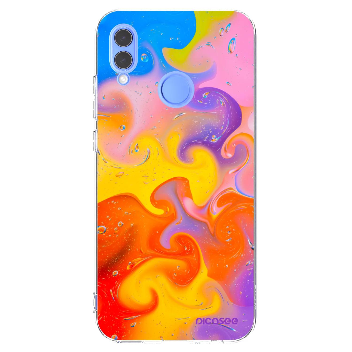 Picasee Huawei P Smart 2019 Hülle - Transparentes Silikon - Bubbles