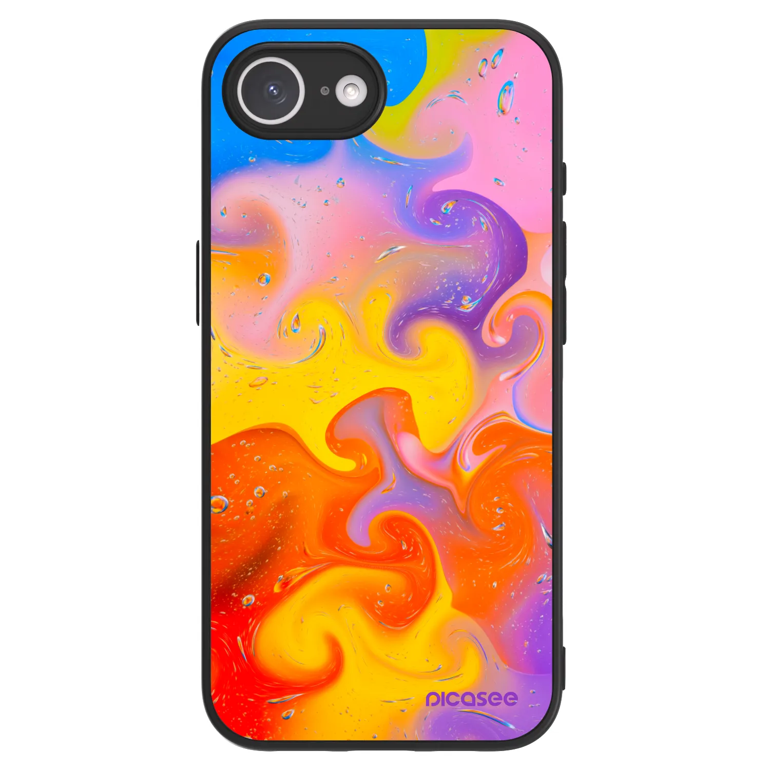 Picasee ULTIMATE CASE MagSafe für Apple iPhone 16e - Bubbles