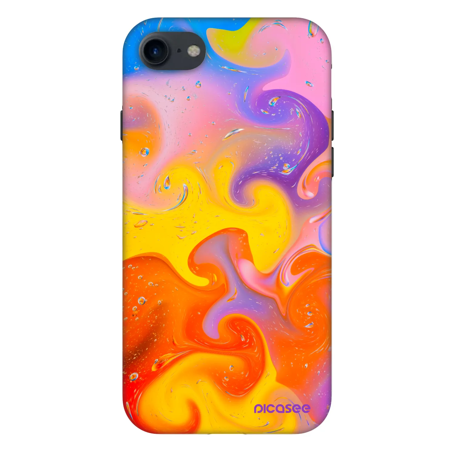 Picasee Fashion Case für Apple iPhone 7 - Bubbles