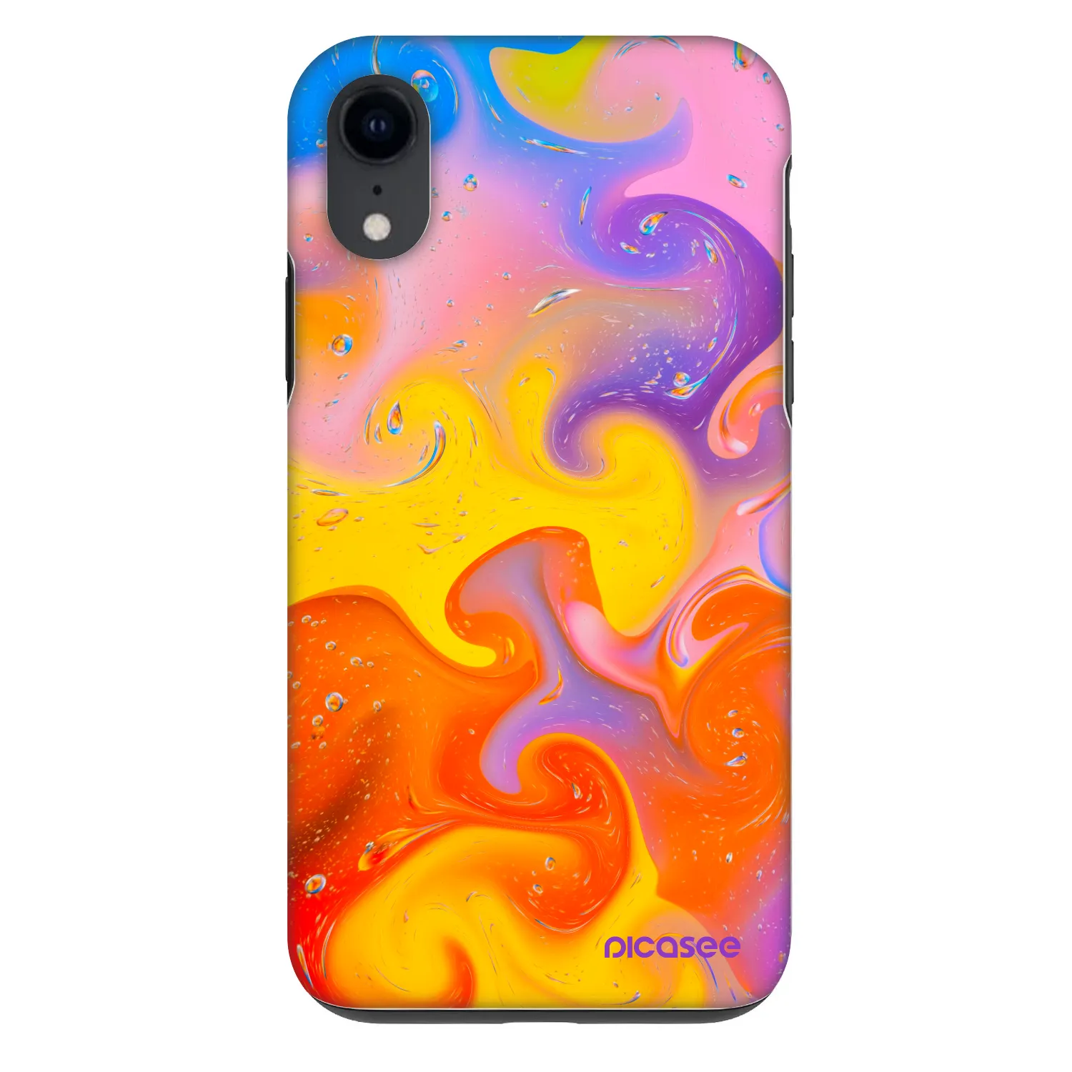 Picasee Fashion Case für Apple iPhone XR - Bubbles