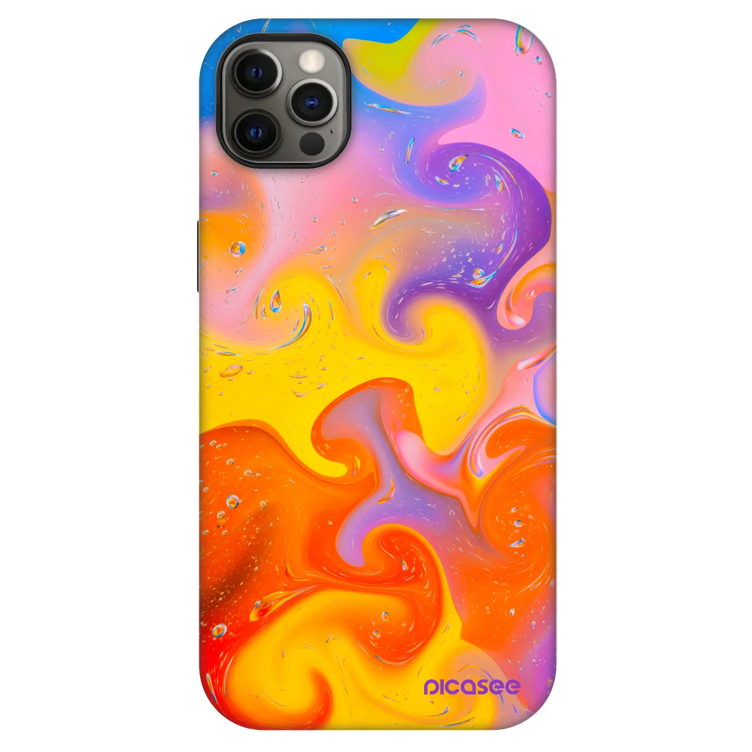 Picasee Fashion Case MagSafe für Apple iPhone 12 Pro Max - Bubbles