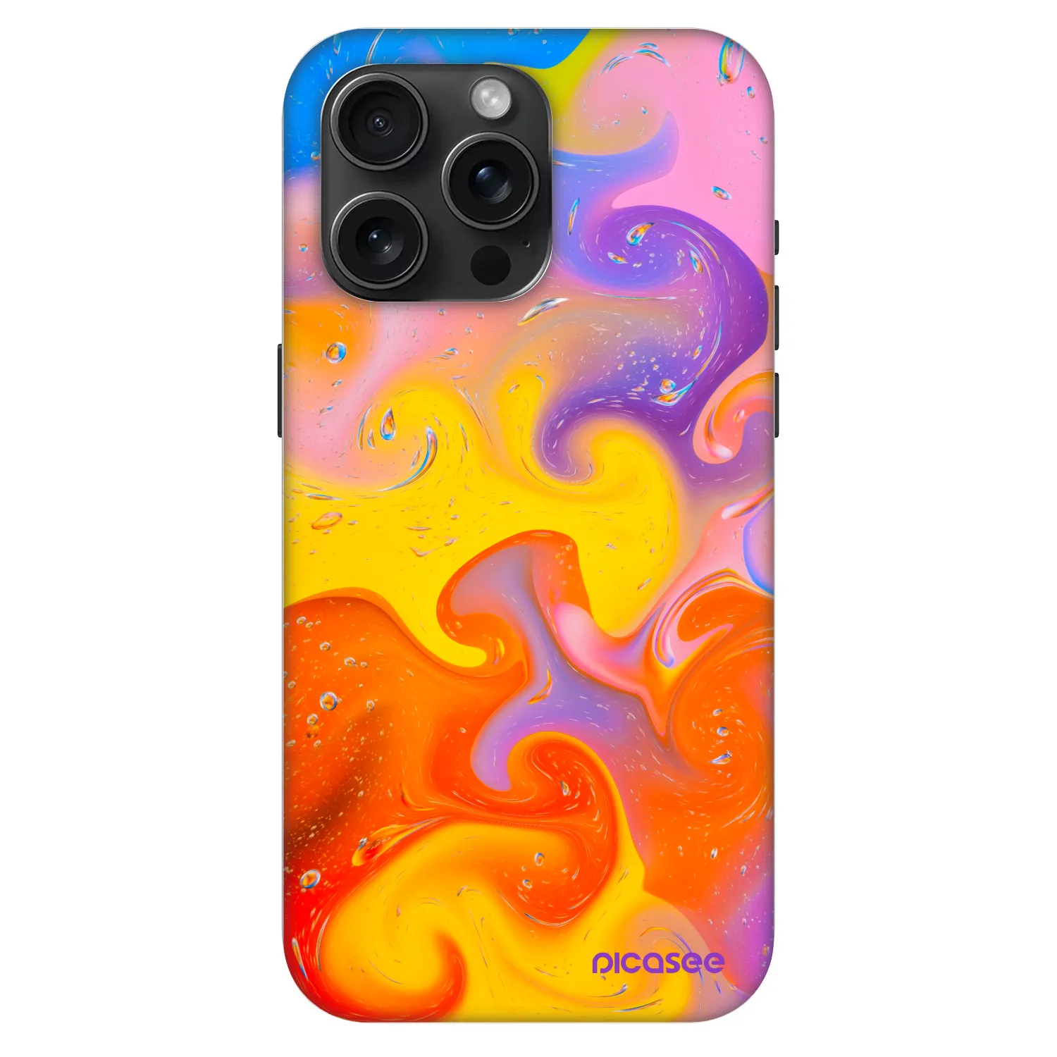 Picasee Fashion Case MagSafe für Apple iPhone 15 Pro Max - Bubbles