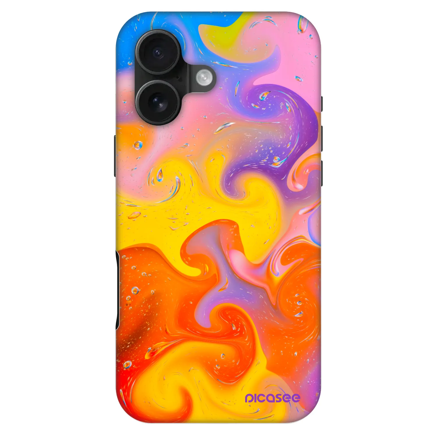 Picasee Fashion Case MagSafe für Apple iPhone 16 - Bubbles