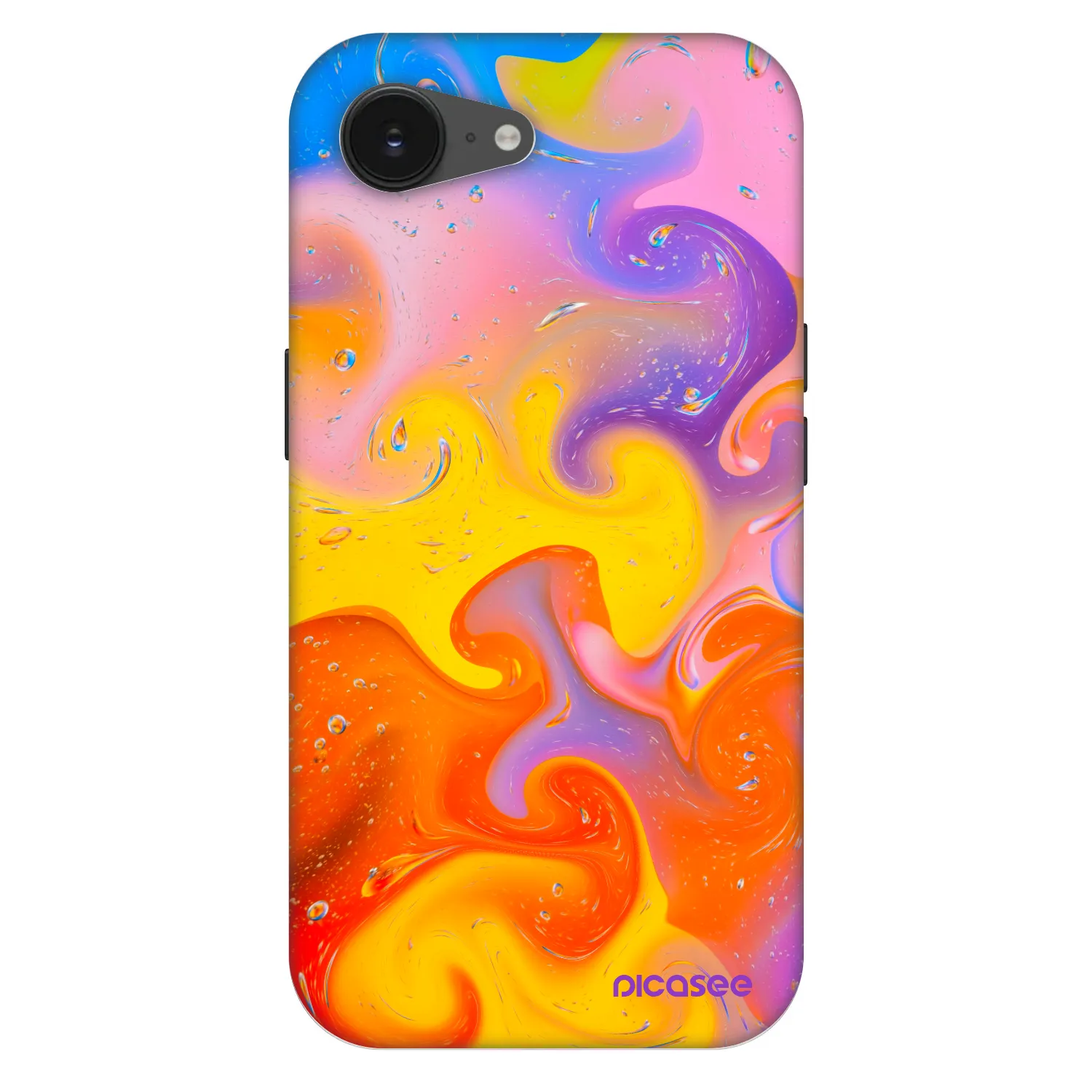 Picasee Fashion Case MagSafe für Apple iPhone 16e - Bubbles