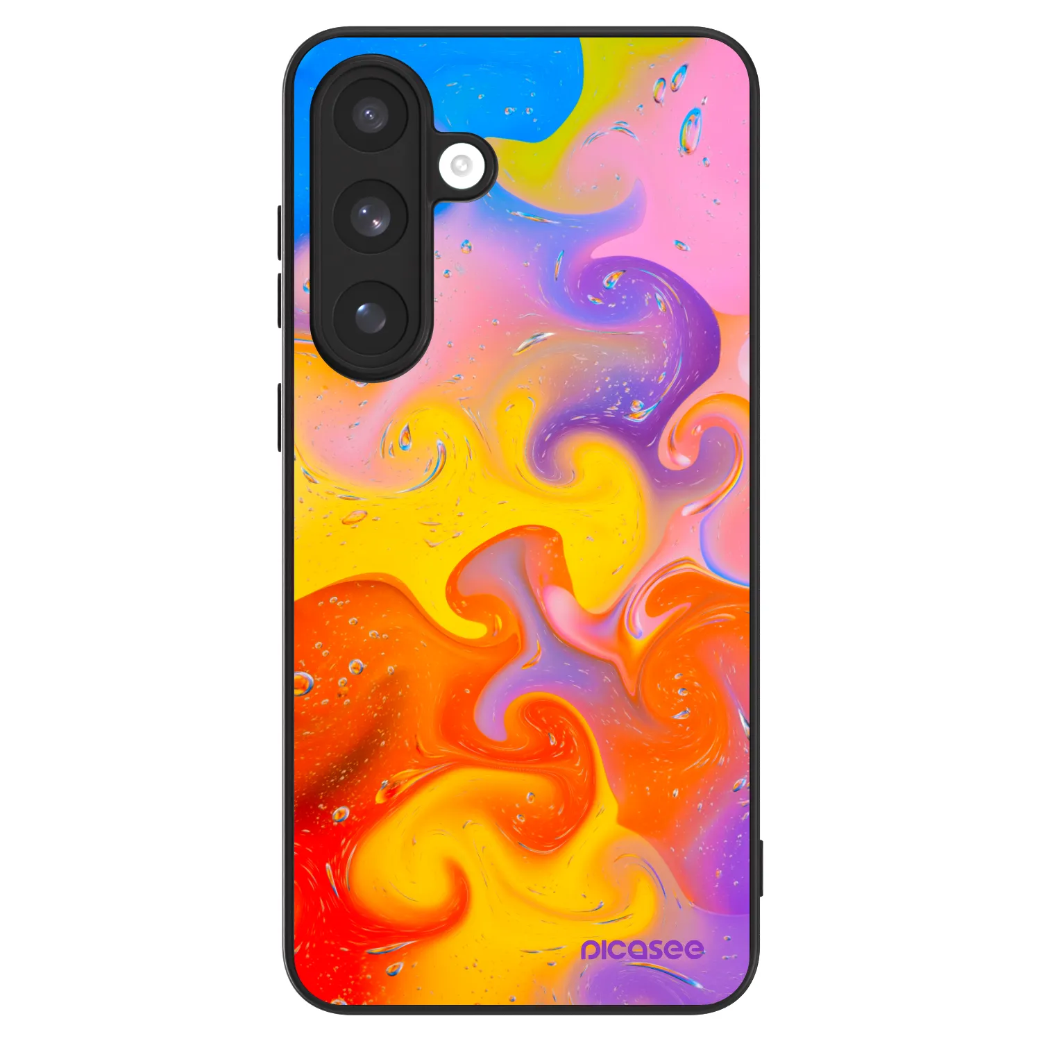 Picasee ULTIMATE CASE PowerShare für Samsung Galaxy S25 FE 5G - Bubbles