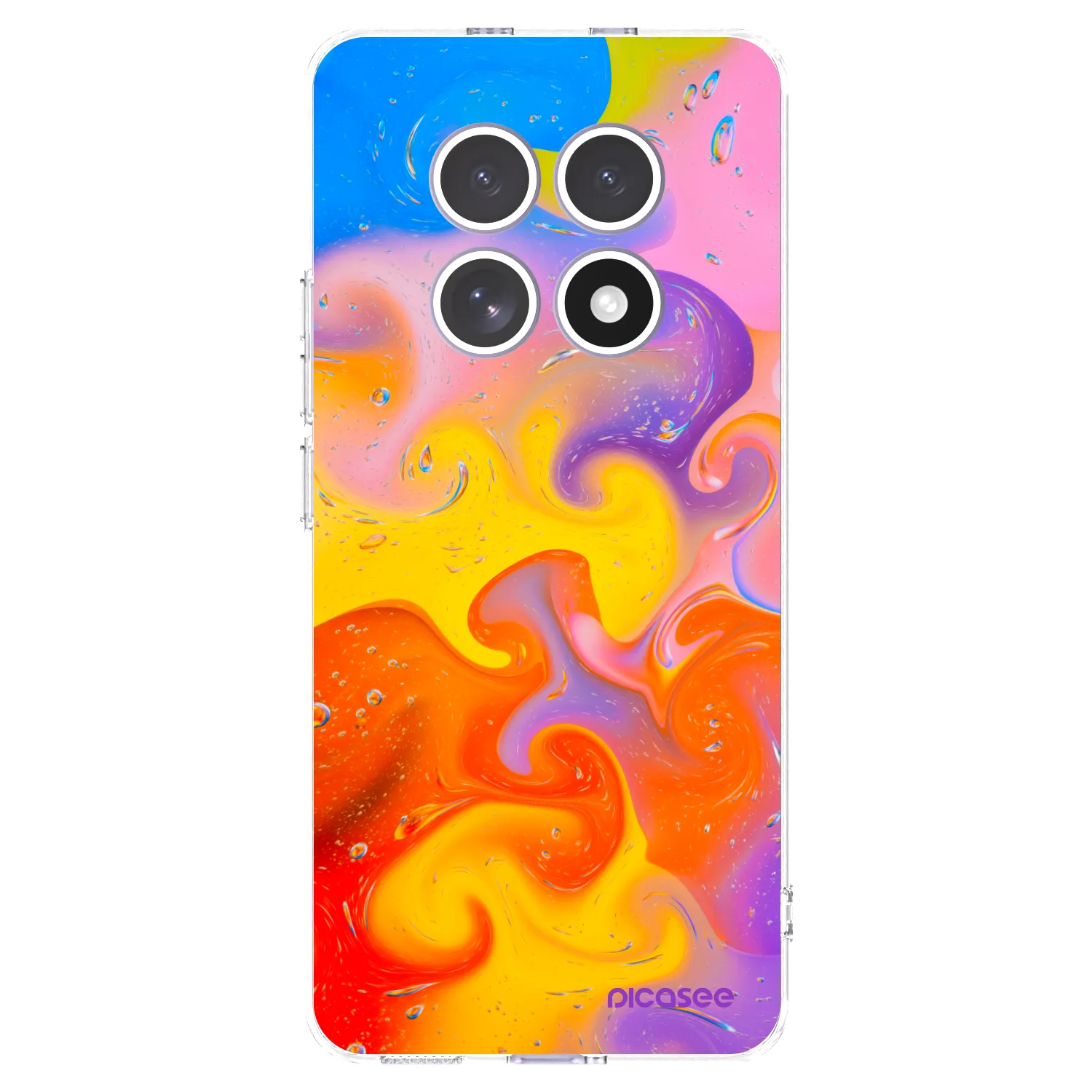 Picasee Xiaomi Redmi Note 15 Hülle - Transparentes Silikon - Bubbles